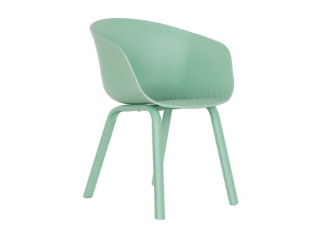 Chair with Armrests DKD Home Decor 56 x 58 x 78 cm Green 60 x 52 x 78 cm Sale