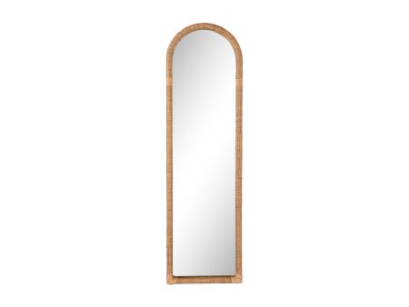 Wall mirror Home ESPRIT Natural Scandi 48,5 x 4,5 x 170 cm Cheap