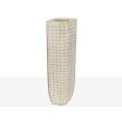 Vase Romimex Cream Resin 20 x 59 x 13 cm Online