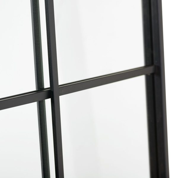 Wall mirror Black Window 90 x 3 x 180 cm For Discount