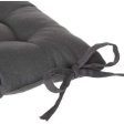 Chair cushion Atmosphera Dark grey 38 x 38 cm Discount