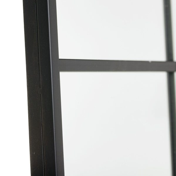 Wall mirror Black Window 90 x 3 x 180 cm For Discount