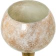 Candleholder Alexandra House Living Golden Crystal 10 x 44 x 10 cm Hot on Sale