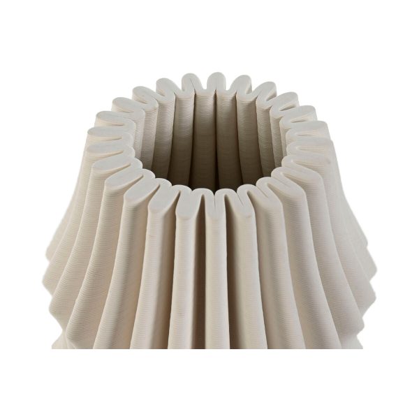 Vase Home ESPRIT White Stoneware Modern 15 x 15 x 22,5 cm Fashion