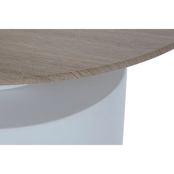 Centre Table Home ESPRIT Metal MDF Wood 80 x 80 x 42 cm Fashion