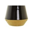 Vase DKD Home Decor Porcelain Golden Bicoloured Modern (19 x 19 x 35 cm) on Sale