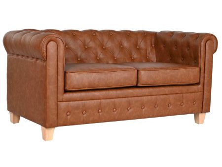 2-Seater Sofa Home ESPRIT Brown Natural Vintage 151 X 79 X 70 cm Online Sale