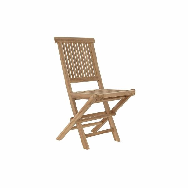 Garden chair DKD Home Decor Brown 57 x 47 x 90 cm Teak (57 x 47 x 90 cm) Sale