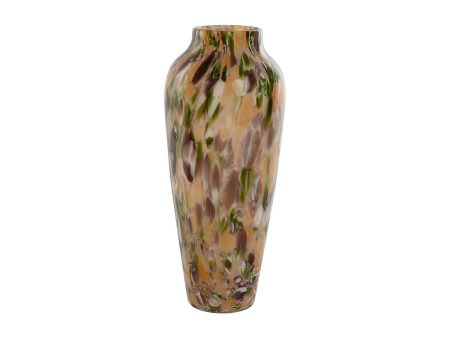 Vase Home ESPRIT Multicolour Crystal Modern 18 x 18 x 41,5 cm For Sale