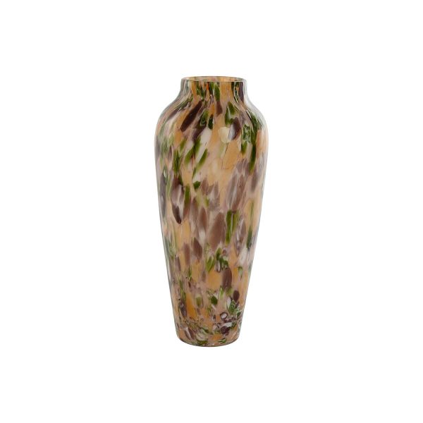 Vase Home ESPRIT Multicolour Crystal Modern 18 x 18 x 41,5 cm For Sale