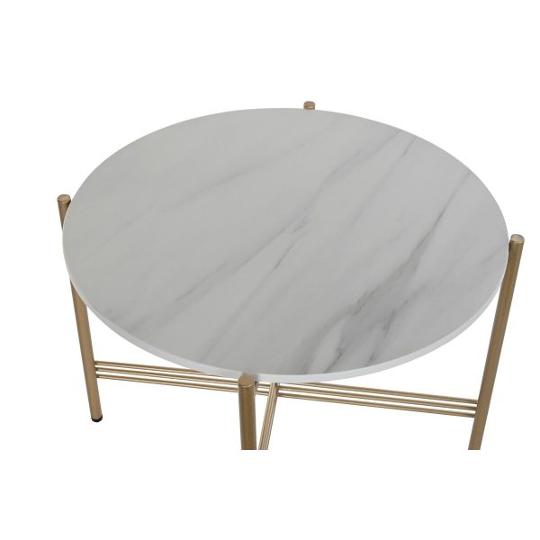 Console DKD Home Decor Golden Metal Marble 65 x 65 x 45 cm Online