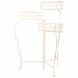 Flower Pot Stand Alexandra House Living White Metal Iron 34 x 76 x 40 cm Online