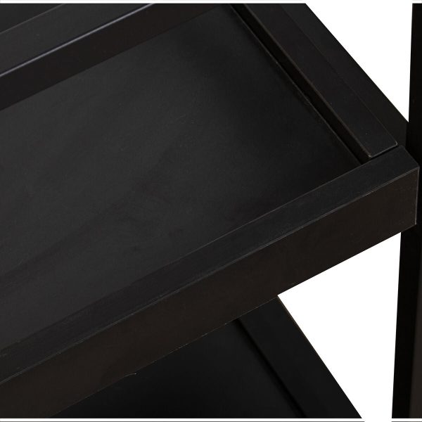 Console Alexandra House Living Black Metal 100 x 81 x 40 cm Fashion