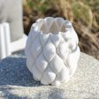 Vase Home ESPRIT White Ceramic Stoneware Modern 15 x 15 x 15 cm Online