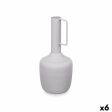 Vase With handle Grey Steel 12 x 30 x 12 cm (6 Units) Cheap