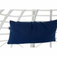 Hanging garden armchair DKD Home Decor Navy Blue White Aluminium synthetic rattan 90 x 70 x 110 cm (107 x 107 x 198 cm) Sale