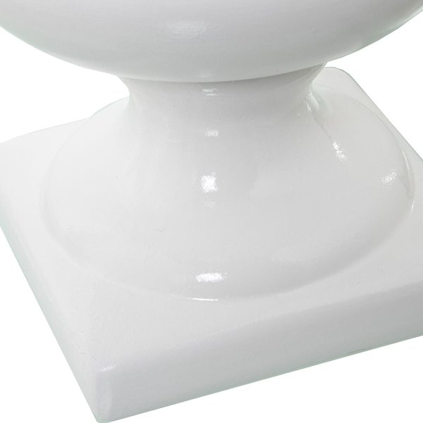 Vase Alexandra House Living White Ceramic 25 x 41 cm Online now