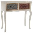 Console Alexandra House Living White Wood 84 x 83 x 36 cm Online now