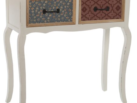 Console Alexandra House Living White Wood 84 x 83 x 36 cm Online now