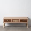 Centre Table SASHA 110 x 50 x 43 cm Wood Hot on Sale