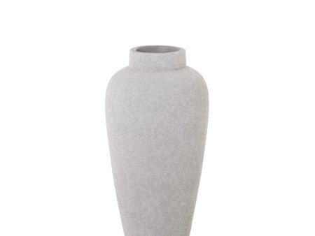 Vase Alexandra House Living White Ceramic 15 x 15 x 29 cm Cheap