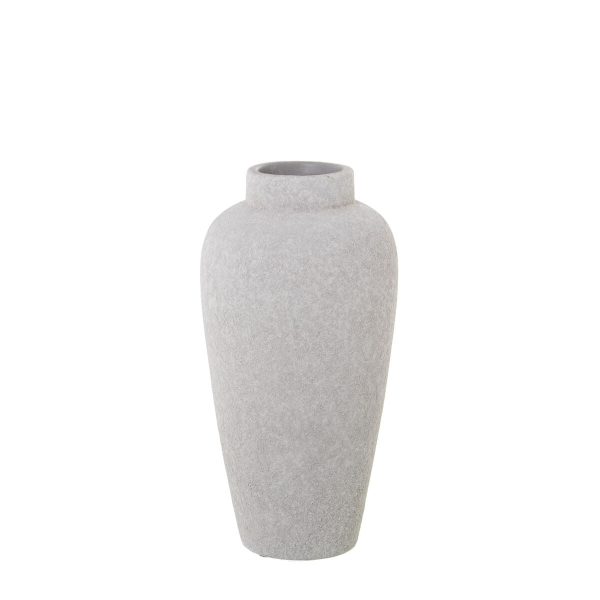 Vase Alexandra House Living White Ceramic 15 x 15 x 29 cm Cheap