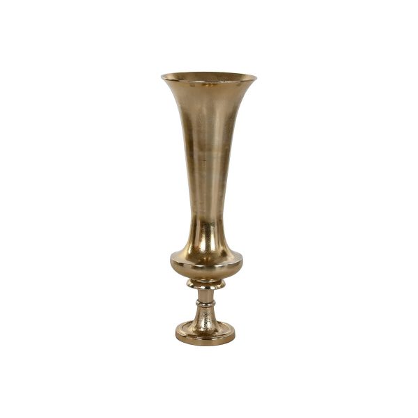 Vase Home ESPRIT Golden Aluminium Modern Wineglass 28,5 X 28,5 X 81 cm Cheap