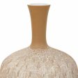 Vase Alexandra House Living White Golden Polyresin 21 x 41 x 21 cm Sale