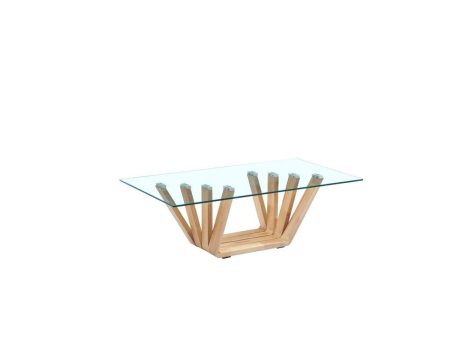 Centre Table DKD Home Decor Crystal walnut (130 x 70 x 42 cm) Supply