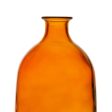 Vase Amber recycled glass 13 x 13 x 31 cm Online Sale