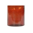 Vase DKD Home Decor Terracotta Rope Tempered Glass 25 x 25 x 75 cm on Sale