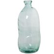 Vase made from recycled glass Alexandra House Living Transparent Crystal 31 x 30 x 70 cm For Cheap