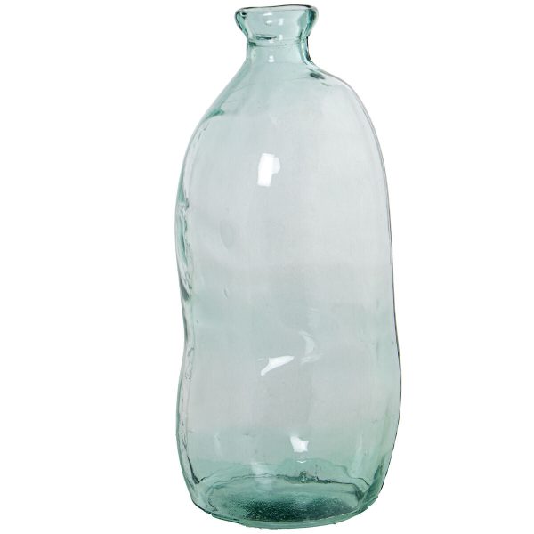 Vase made from recycled glass Alexandra House Living Transparent Crystal 31 x 30 x 70 cm For Cheap