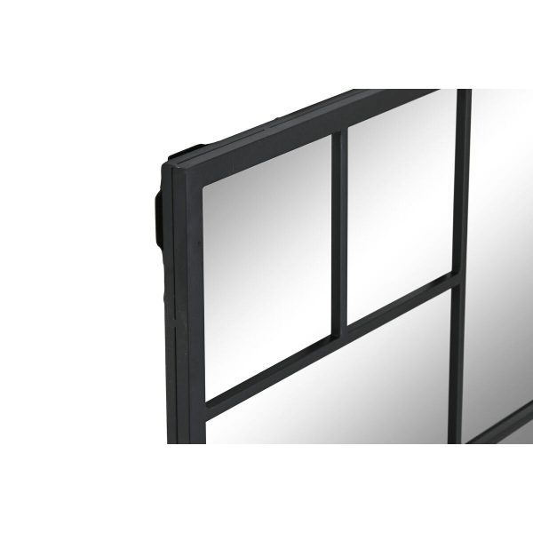 Wall mirror Home ESPRIT Black 90 x 2 x 90 cm Online Sale