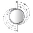 Wall mirror Alexandra House Living Silver Metal 66 x 3 x 78 cm Circular Sale