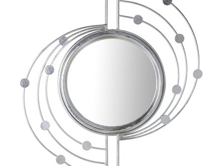 Wall mirror Alexandra House Living Silver Metal 66 x 3 x 78 cm Circular Sale