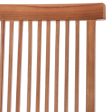 Garden chair Kayla 56 x 60 x 90 cm Natural Teak Online now