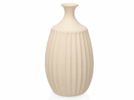 Vase Beige Ceramic 27 x 48 x 27 cm Discount