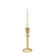 Candleholder Romimex Golden Resin 8 x 19 x 8 cm For Sale