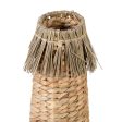 Vase Natural 12 x 12 x 40 cm Natural Fibre on Sale