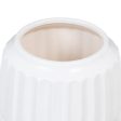 Vase White Ceramic 14,5 x 14,5 x 11 cm Sale