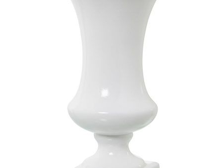 Vase Alexandra House Living White Ceramic 25 x 41 cm Online now