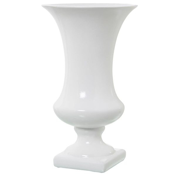 Vase Alexandra House Living White Ceramic 25 x 41 cm Online now