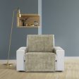 Armchair slipcovers Eysa TURIN Light brown 100 x 110 x 55 cm Supply