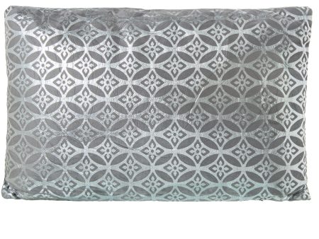 Cushion Alexandra House Living Grey Silver Rectangular 50 x 30 cm Online