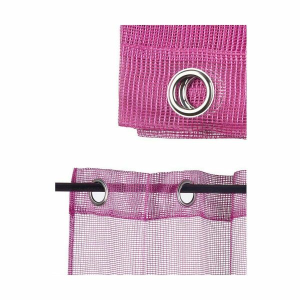 Curtain 140 x 260 cm Grille Fuchsia (6 Units) Online