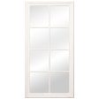 Wall mirror Alexandra House Living White Rectangular Cheap