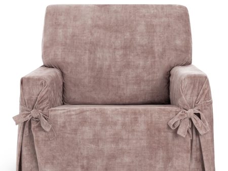 Armchair slipcovers Eysa TURIN Pink 100 x 110 x 120 cm on Sale