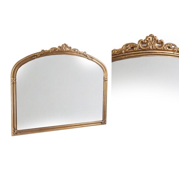 Wall mirror Romimex Golden Metal 105 x 88 x 4 cm Online Sale