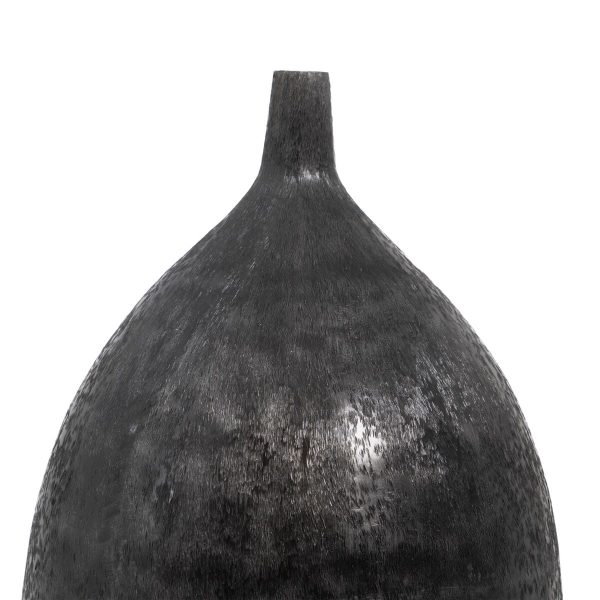 Vase Black Aluminium Online now